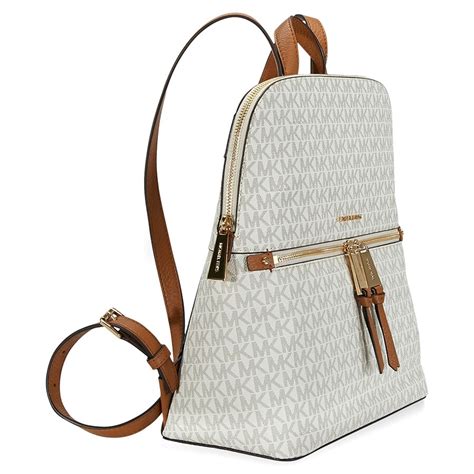 michael kors rhea slim medium backpack|michael kors signature backpack.